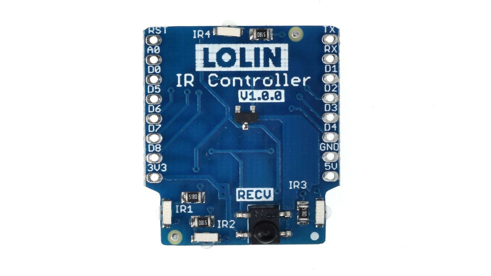 LOLIN D1 IR Controller Shield 38khz 940nm v1.0.0